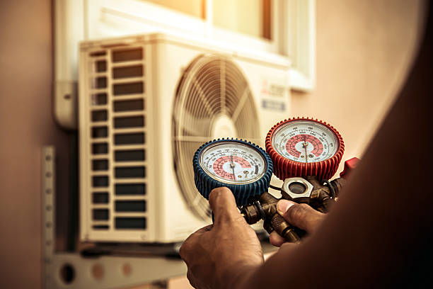 Professional Hvac Maintenance technician working in Linden, MI